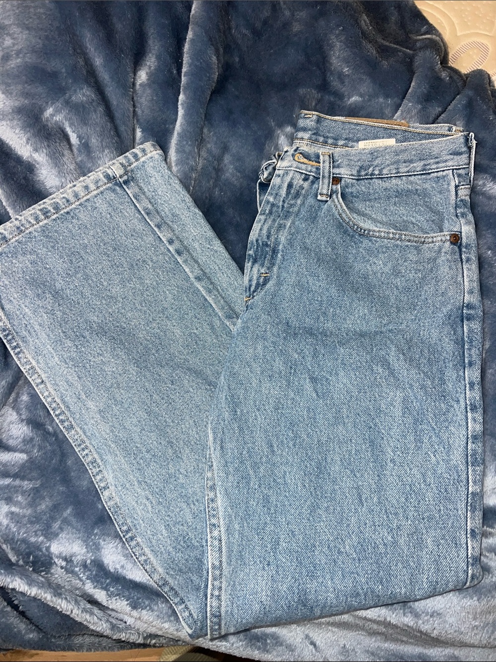 Wrangler Light Blue Straight Leg Women’s Jeans